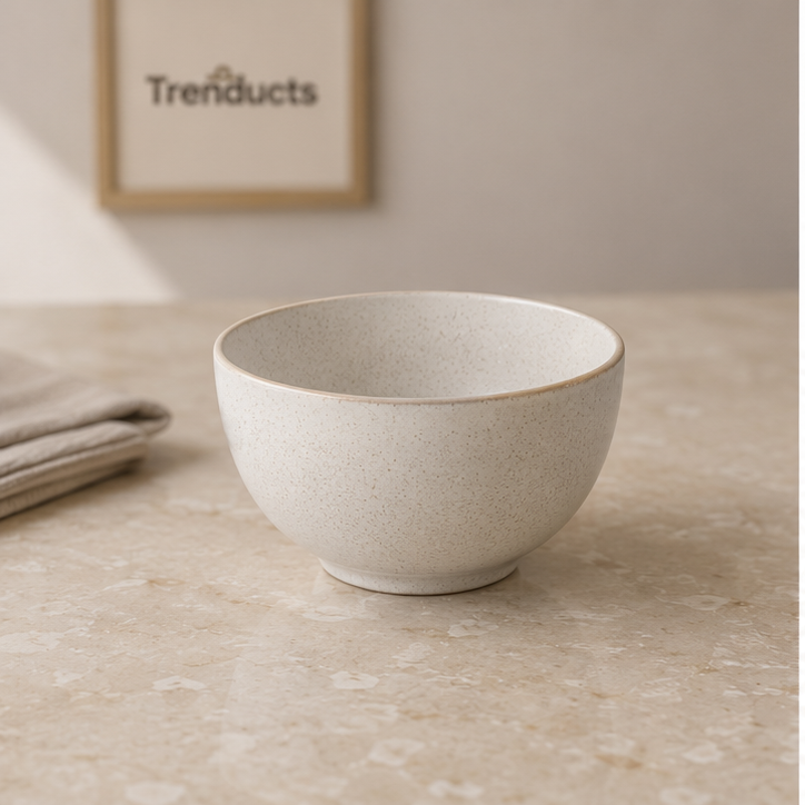 Danny Home Ivory Speckle 4.75-Inch Bowl