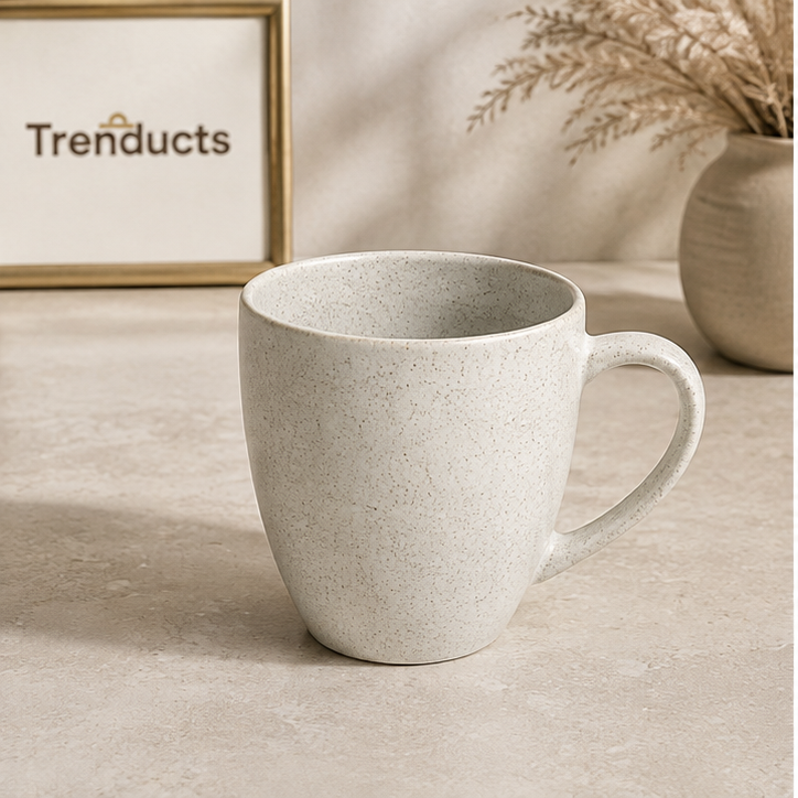 Danny Home Ivory Speckle 400ml Ceramic Mug