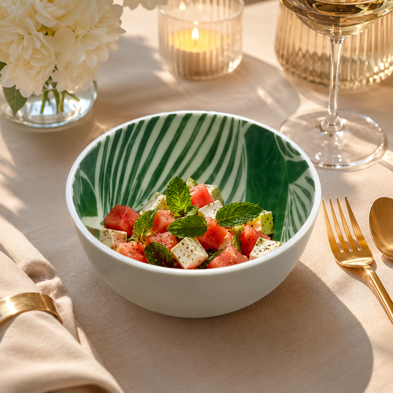 Danny Home Monochrome Pattern 4.75-Inch Bowl