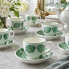 Danny Home Monochrome 6-Piece Cup and Saucer Set