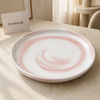 Danny Home Pink Swirl Dinner Plate - 10 Inch