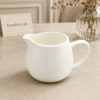 Danny Home rounded white 330ml milk pot