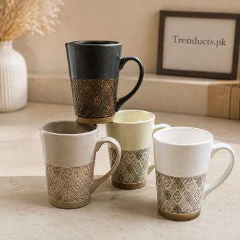 Danny Home Neutral Pattern Mug 400ml - T01-50 premium hero view