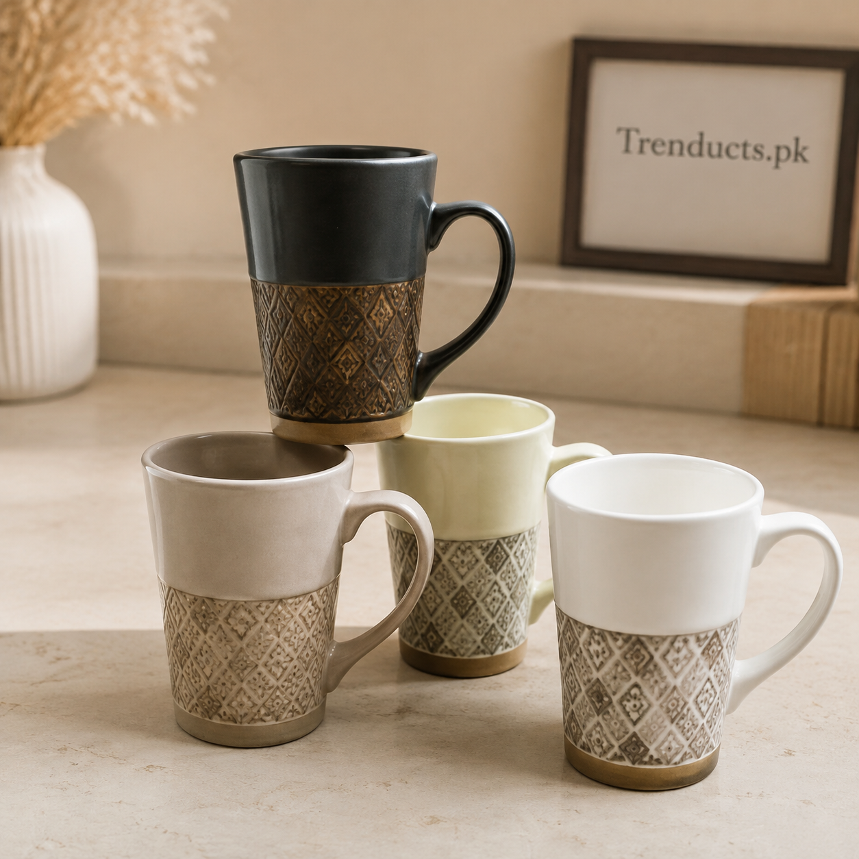 Danny Home Neutral Pattern Mug 400ml - each