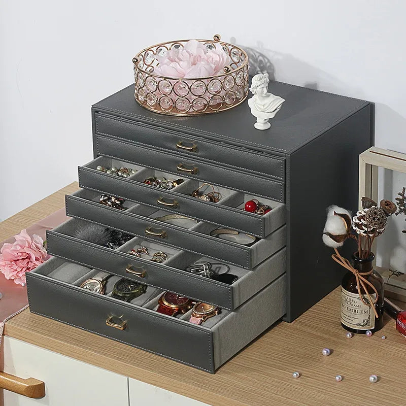 5 Layer Fashion Jewelry Storage Box - Clarify.pk