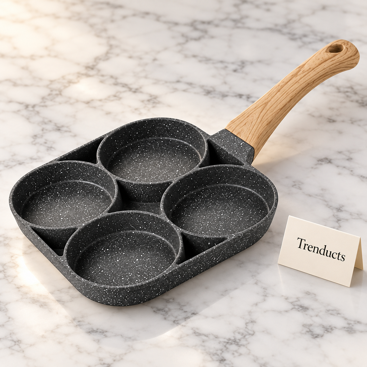 Non-Stick Portion Frying Pan for Eggs & Pancakes