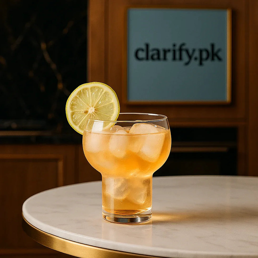 Premium Transparent Cocktail & Juice Glass - Clarify.pk
