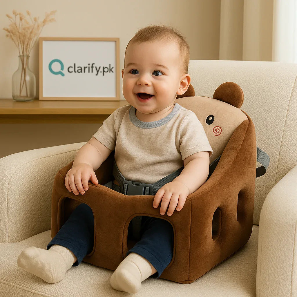 Premium Baby Support Seat – Brown Bear - Clarify.pk