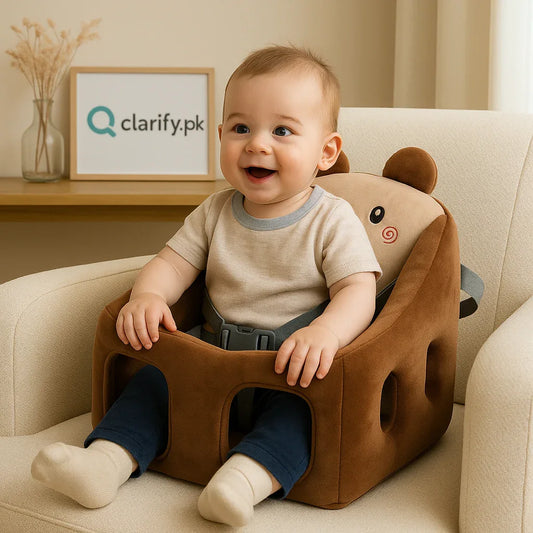 Premium Baby Support Seat – Brown Bear - Clarify.pk