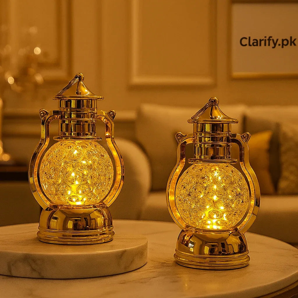 LED Lantern Candle – Decorative Flameless Candle Light - Clarify.pk
