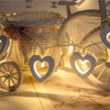 20 LED Heart Night Light String for Decor - Clarify.pk