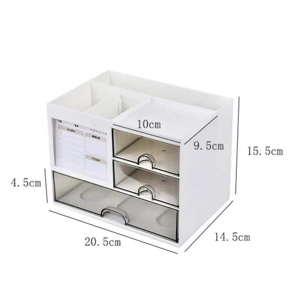 Desktop Organizer with Drawers for Storage - Clarify.pk