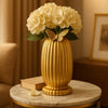 Premium Golden Decorative Vase – Butterfly Design - Clarify.pk