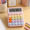 Digital Colorful Calculator with Pastel Keys