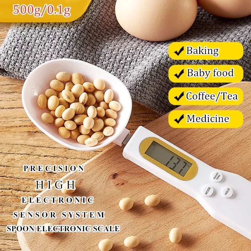 Digital Spoon Scale for Precise Kitchen Measuring