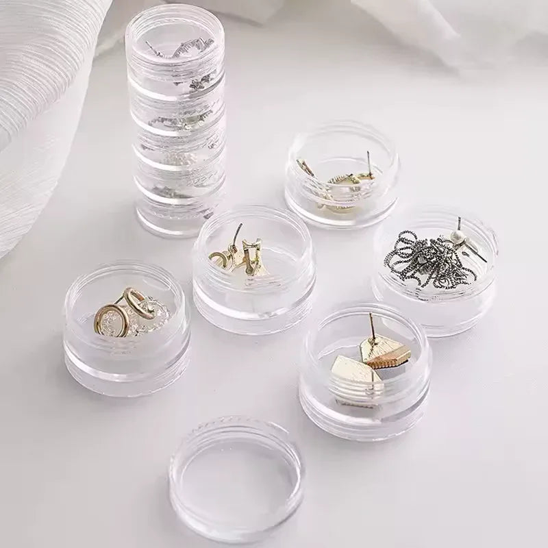 5 Layer Jewelry Storage Box Clear Organizer - Clarify.pk