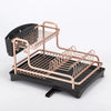 Dish Drying Rack with Cutlery Holder – Rose Gold - Clarify.pk