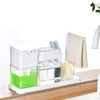 Dish Soap Dispenser Caddy with Brush Holder
