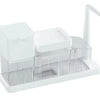 Dish Soap Dispenser Caddy with Brush Holder