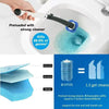 Disposable Toilet Cleaning Brush Set with Holder