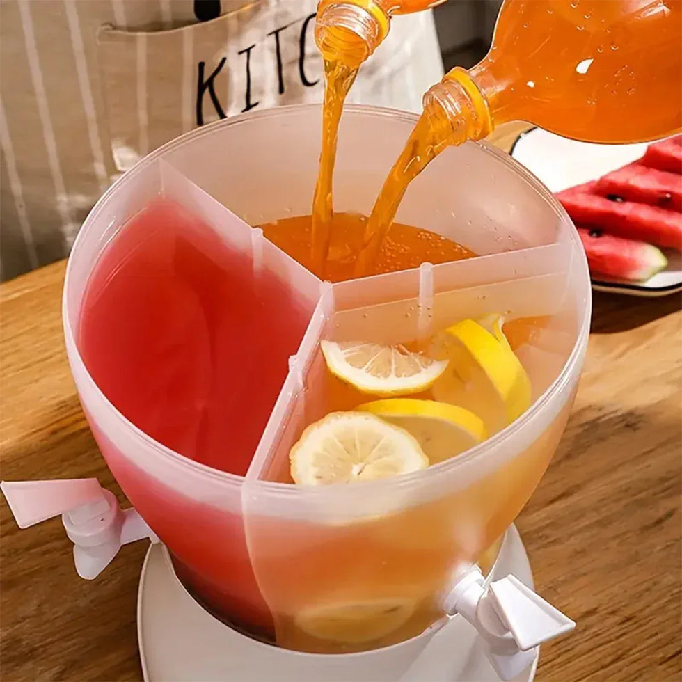 Divider Design Beverage Container Dispenser