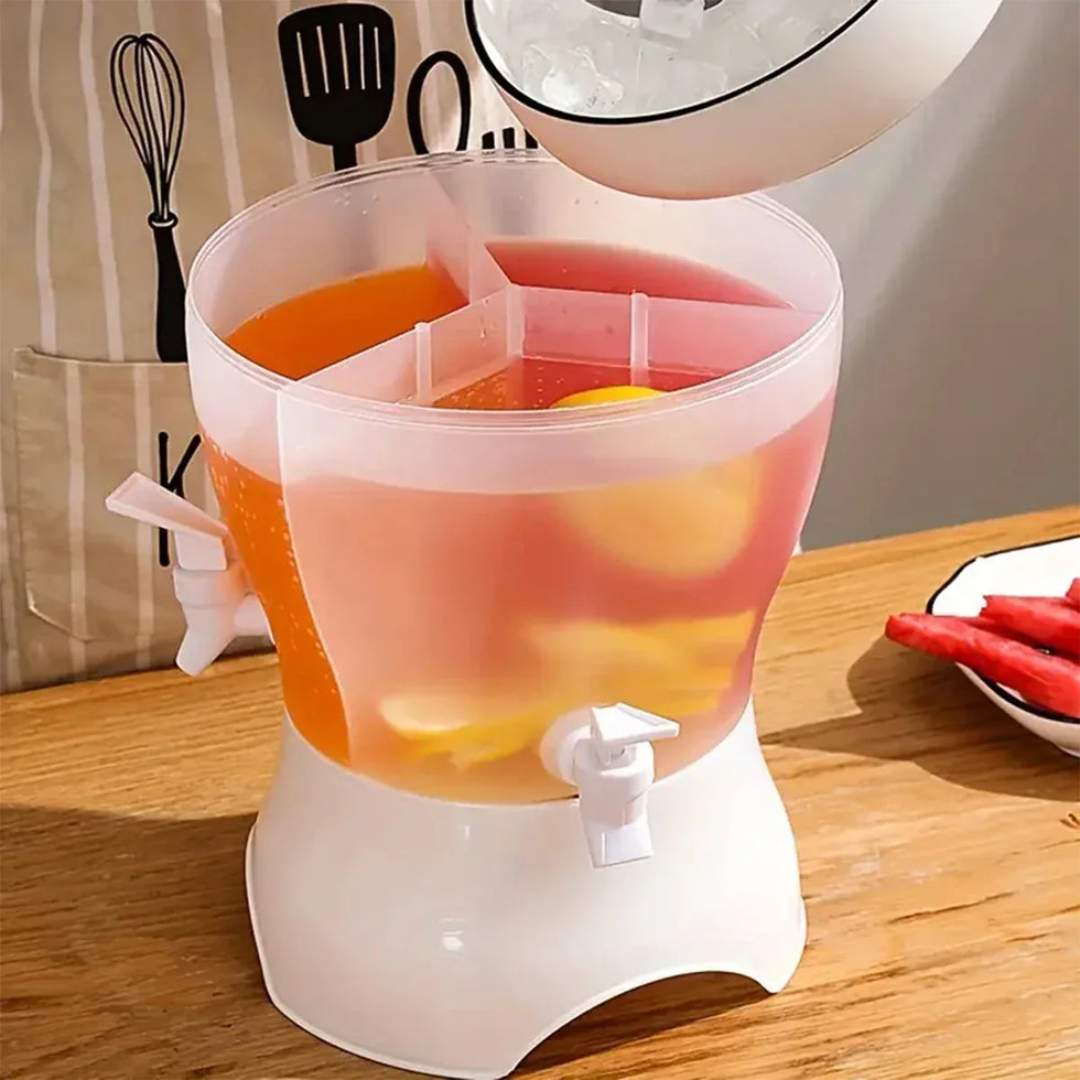 Divider Design Beverage Container Dispenser