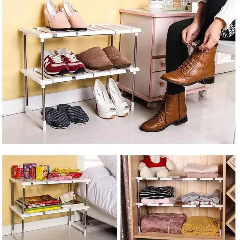 Double Layer Dish Holder for Kitchen Organization