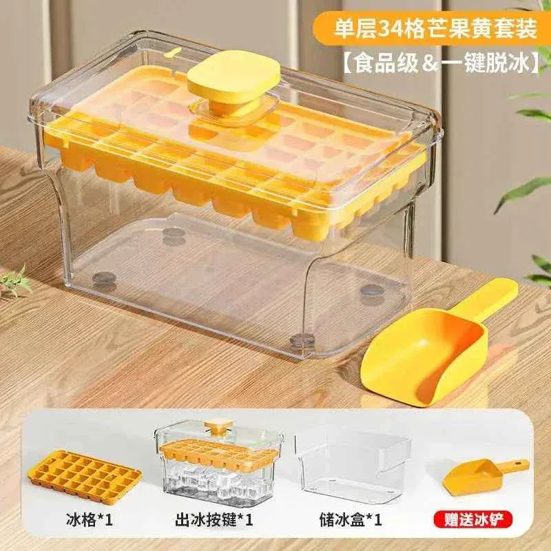 Double Layer Ice Cube Mold for Easy Freezing
