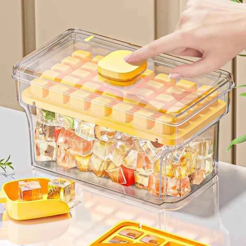 Double Layer Ice Cube Mold for Easy Freezing - Clarify.pk