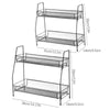 Double Layer Kitchen Storage Rack - Compact & Durable - Clarify.pk