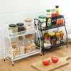 Double Layer Kitchen Storage Rack - Compact & Durable - Clarify.pk