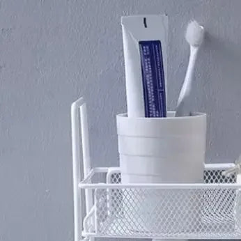 Double Layer Kitchen Storage Rack - Compact & Durable - Clarify.pk