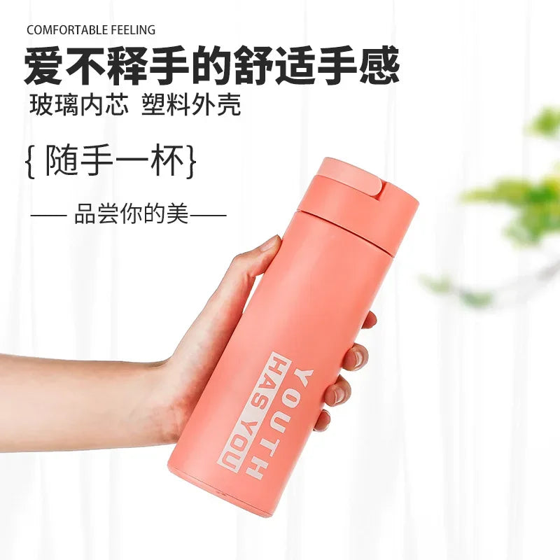 Double Layer Plastic Glass Cup for Everyday Use - Clarify.pk