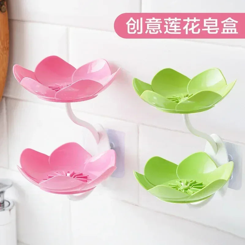 Double Layer Soap Box Shelf for Bathroom