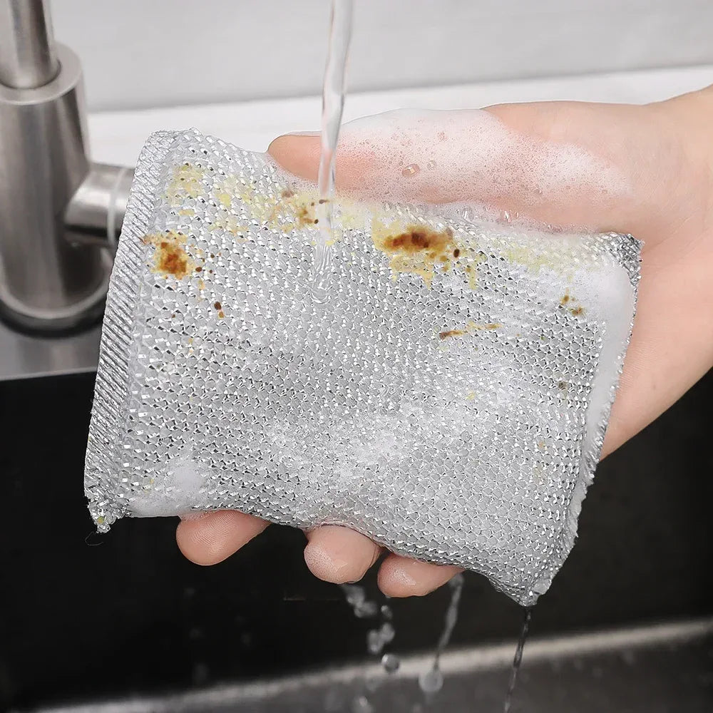 Double Sided Kitchen Cleaning Sponge Pack of 4 - Clarify.pk