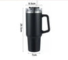 Double Wall Vacuum Tumbler with Handle - Clarify.pk