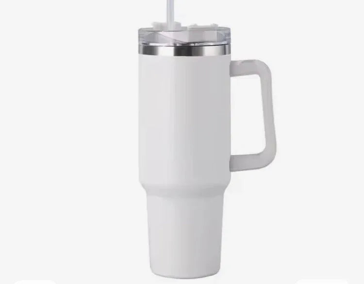 Double Wall Vacuum Tumbler with Handle - Clarify.pk