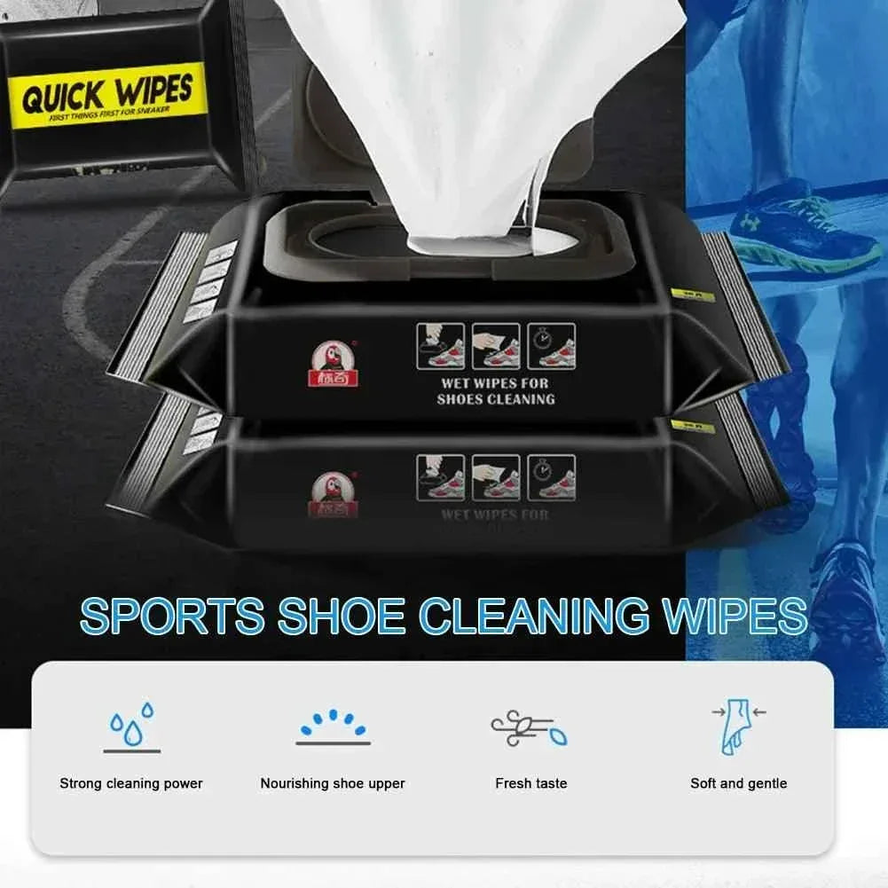80Pcs Shoes Cleaning Wipes - Clarify.pk