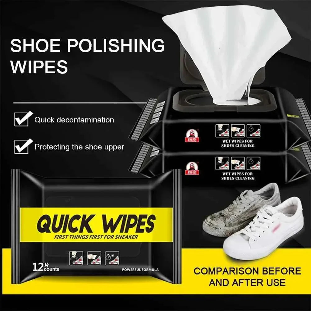 80Pcs Shoes Cleaning Wipes - Clarify.pk