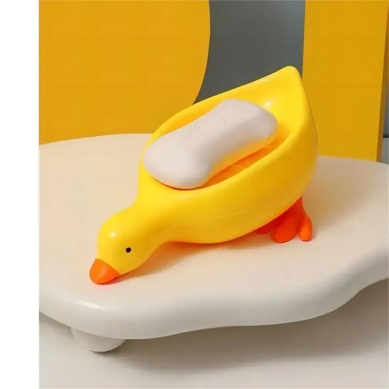 Duck-Shaped Soap Dish – Cute Soap Tray - Clarify.pk