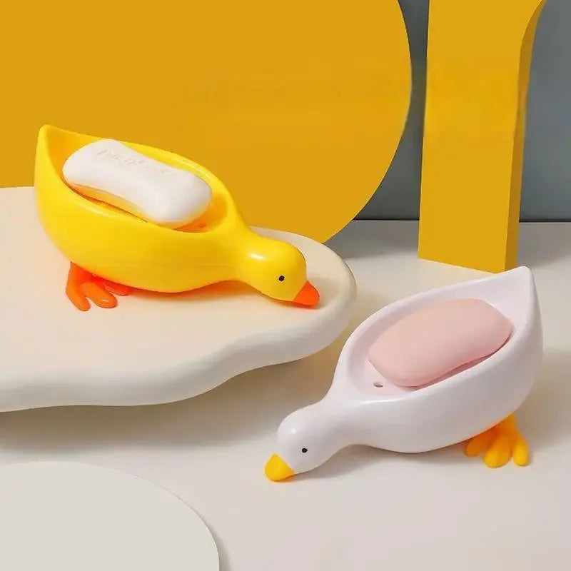 Duck-Shaped Soap Dish – Cute Soap Tray - Clarify.pk