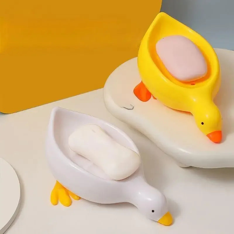 Duck-Shaped Soap Dish – Cute Soap Tray - Clarify.pk
