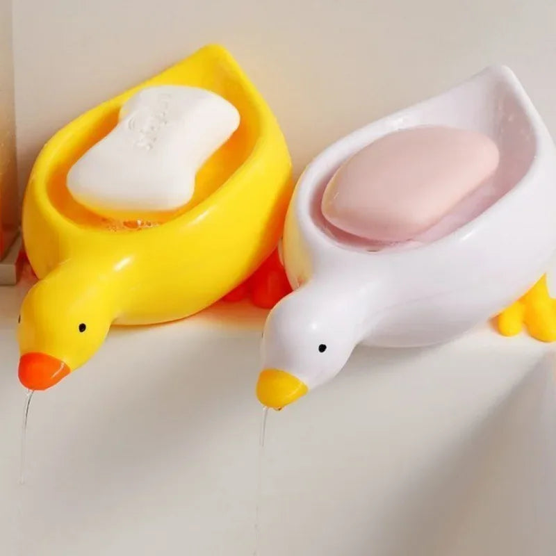 Duck-Shaped Soap Dish – Cute Soap Tray