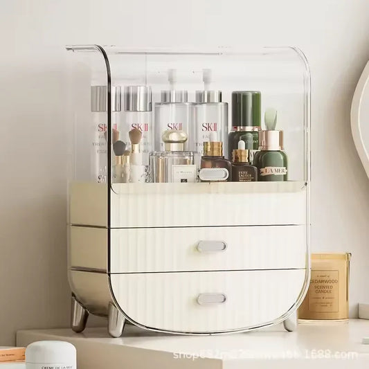 Dust Proof Makeup Organizer with Drawers