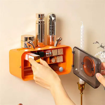 Dustproof Makeup Organizer for Wall Storage - Clarify.pk