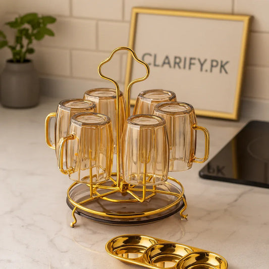 Luxury Glass Display Stand – Elegant Home Decor