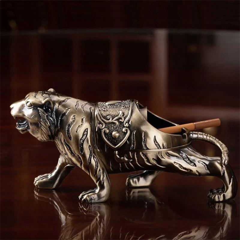 Metal Tiger Ashtray – Creative Smoking Accessory - Clarify.pk