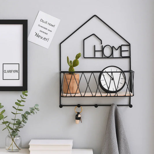 Creative Wall-Mounted Shelf – Stylish Organizer Home designed - Clarify.pk