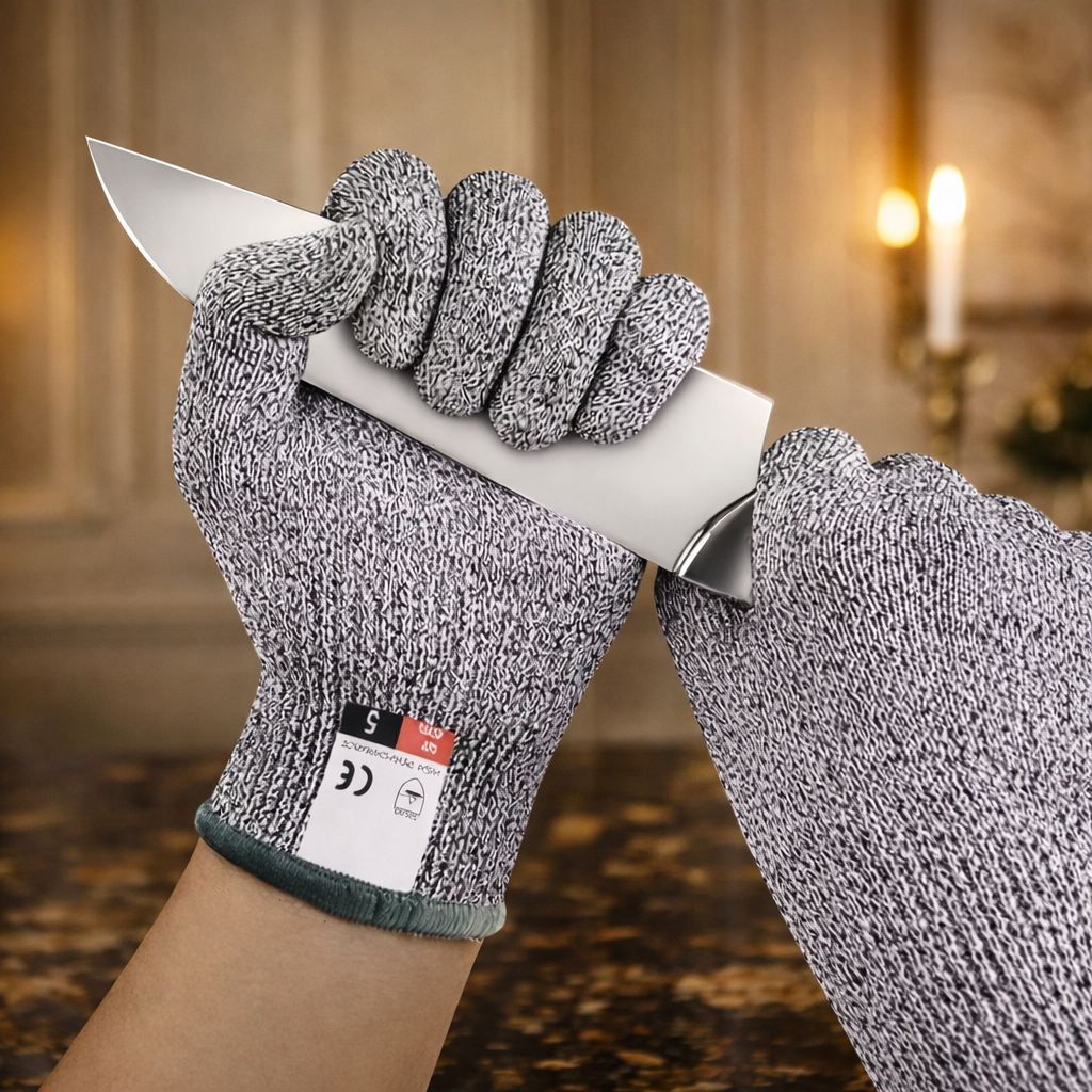 Grade 5 Cut-Resistant Gloves – Ultimate Kitchen & Garden Safety AJF