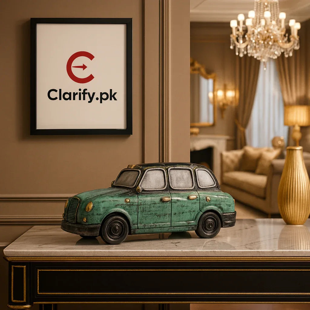 Luxury Car Decoration Showpiece – Premium Fiber Home Décor Item - Clarify.pk